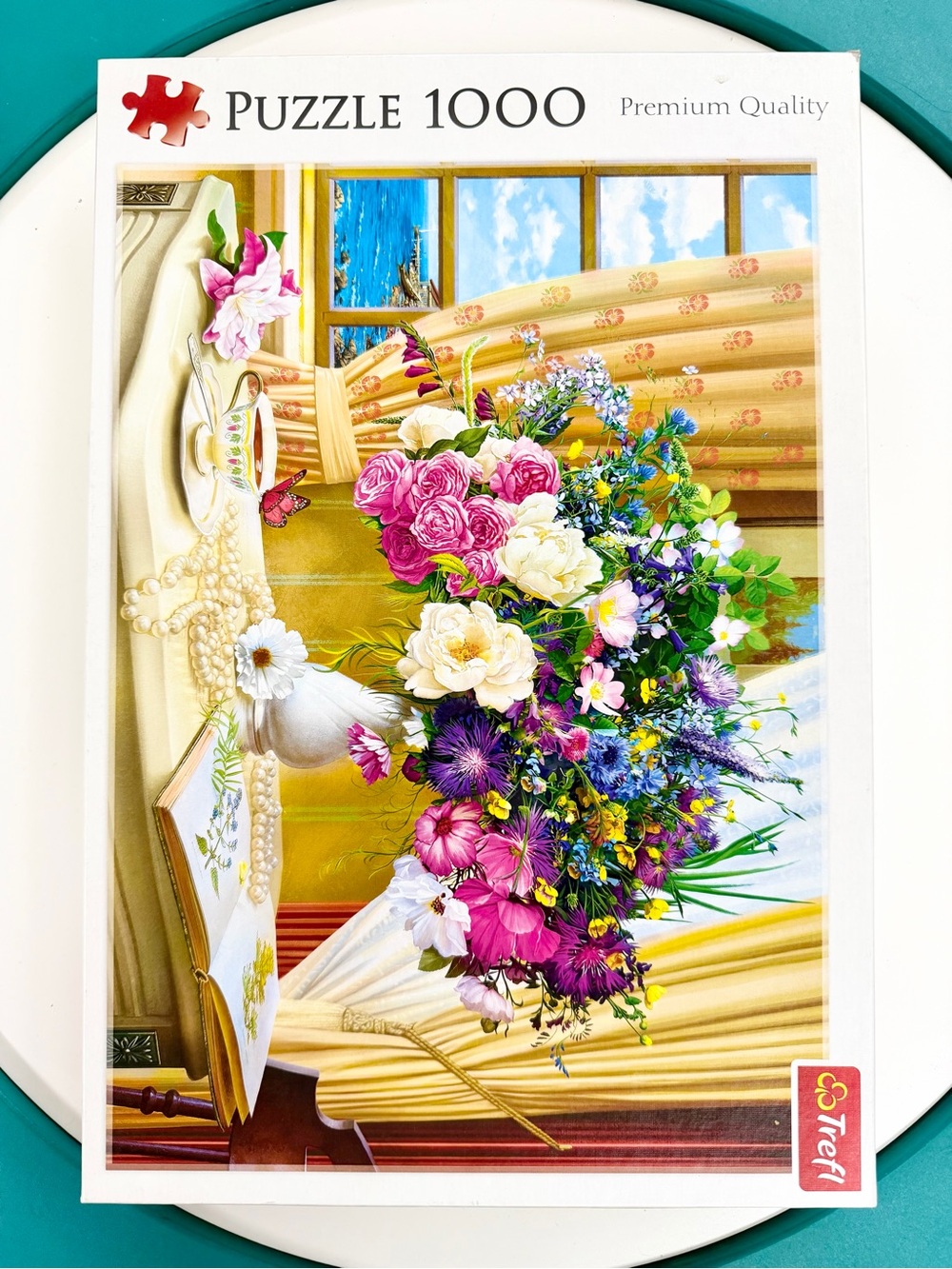 Trefl Premium Quality 1000-Piece Floral Still Life Jigsaw Puzzle